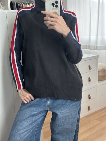 Pullover Tommy Hilfiger Damen schwarz Grösse XS