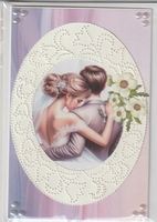 Glückwunschkarte zur  Hochzeit ( Handarbeit)