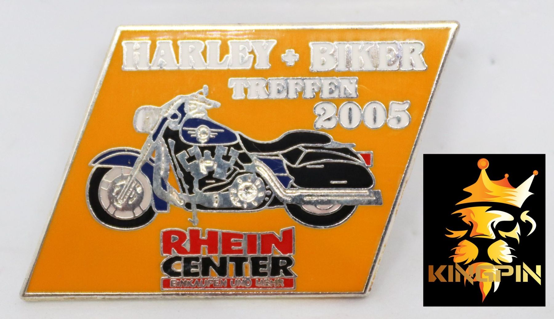 Harley-Davidson Placchette & Badge: Harley Davidson PIN Harley Treffen 2005 – Usato da Hinterforst venduto da -KINGPIN-