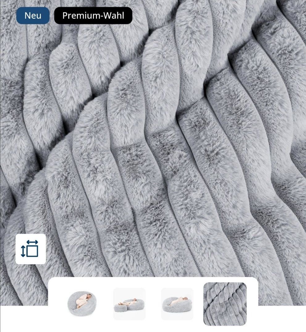 Fauteuils: XXL Sitzsack mit Sitzhocker – Neuf (Voir description) à Sempach par Hue_Zer 3