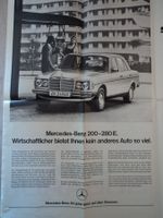 Prospekt Werbung Mercedes-Benz 200-280E 1980