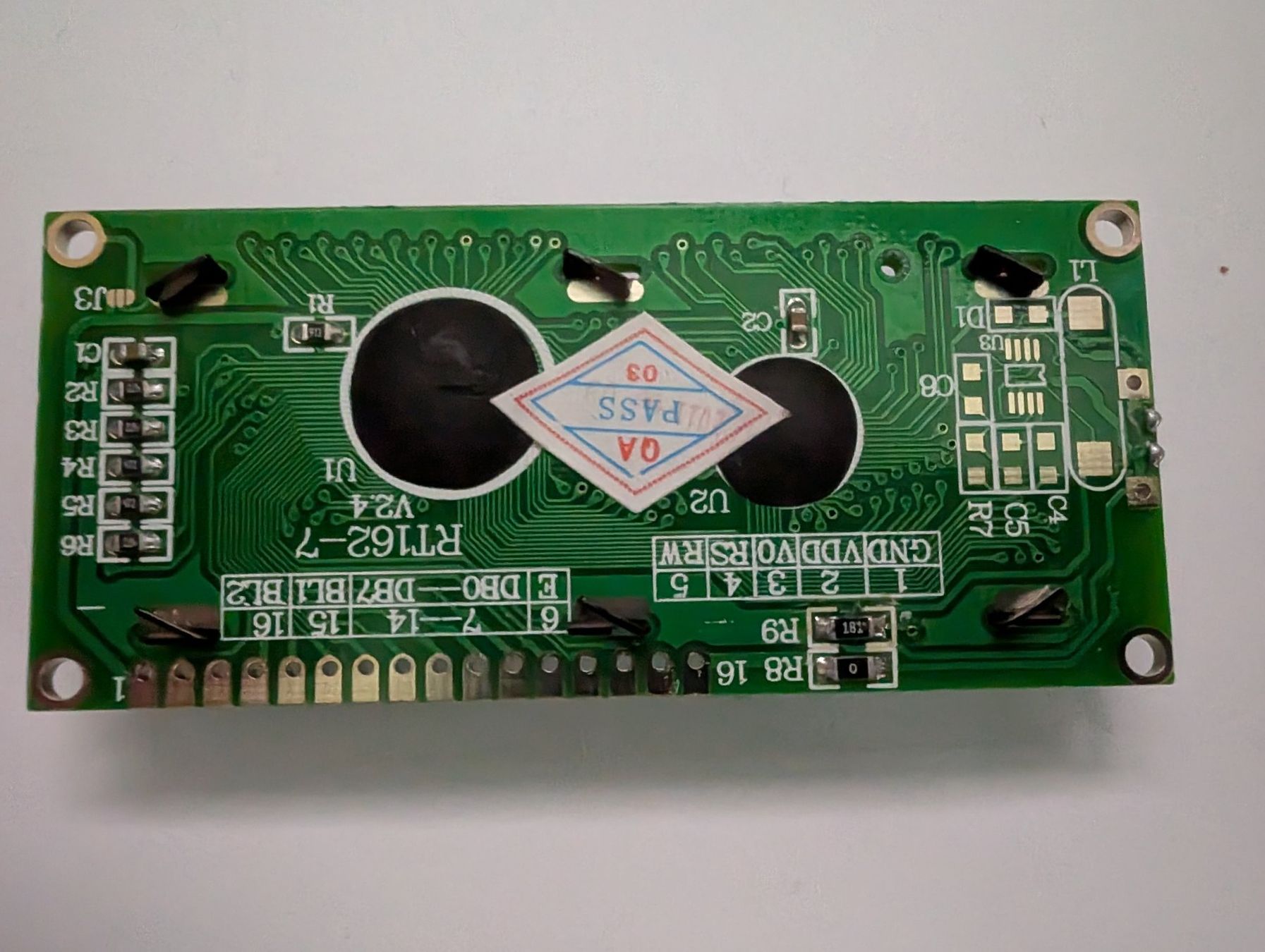 Componenti elettronici: LCD 2x16 / RT162-7 / LED Backlight Rot – Nuovo e nell'imballaggio originale da Riehen venduto da fab_972b 1