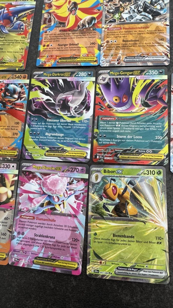 Pokémon Carte collezionabili: Pokemon Karten Set Mega EX Karten 10 Stück – Nuovo (secondo la descrizione) da Dietlikon venduto da abd_7qwy 5