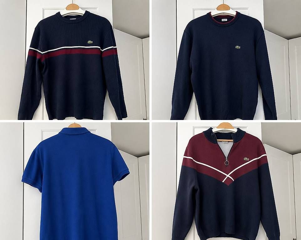 Lacoste Lotti di vestiti: Lacoste Herren-Set  4 Originalteile – Usato da Baar venduto da Goemon