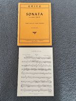 Grieg Sonata a moll op36 Noten Cello u Klavier
