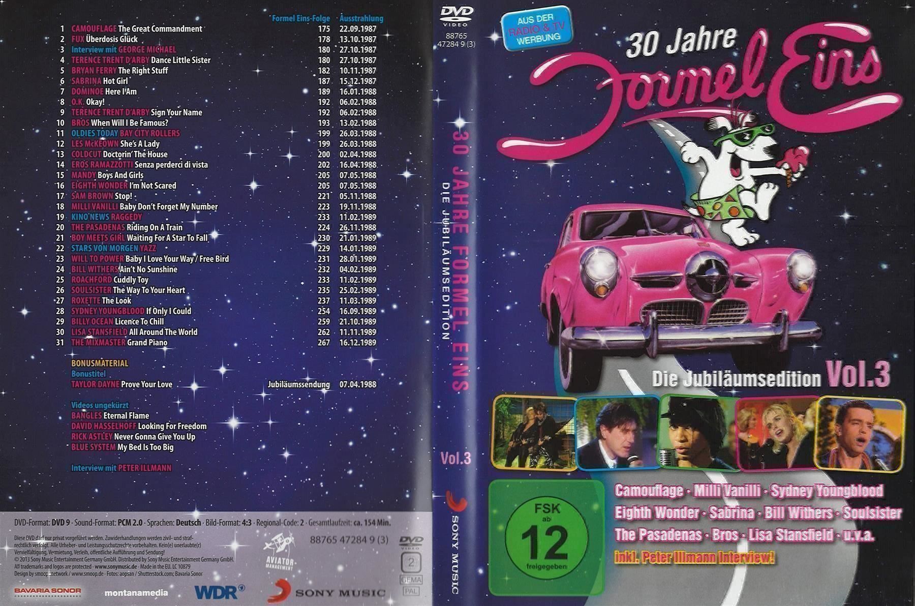 Tutti i DVDs: 30 JAHRE FORMEL EINS / FORMEL 1 / 3 DVD – Usato da Basel venduto da verano1000 4