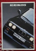 BMW M3 M5 M635 CSi - Catalogo Originale BMW Anni '80