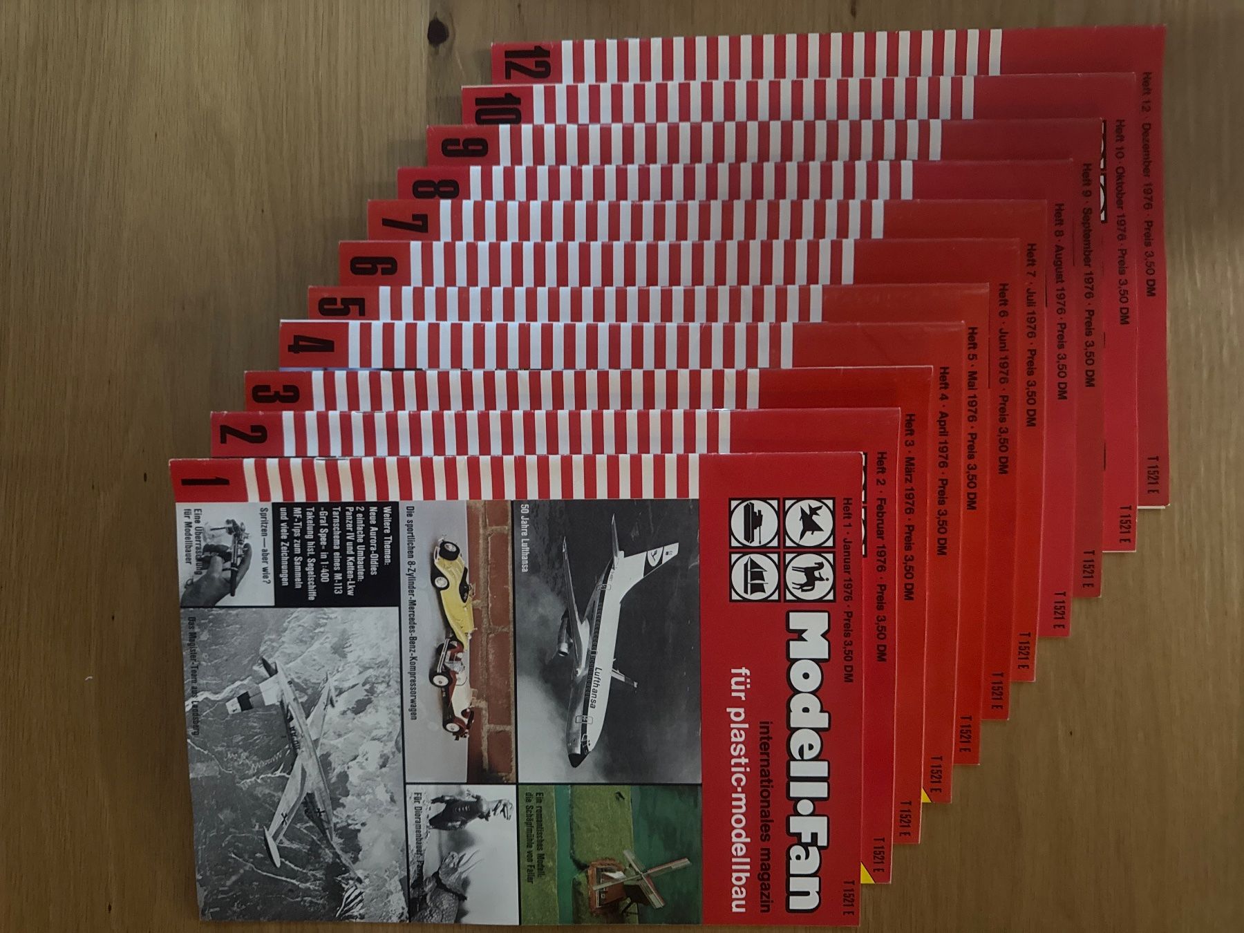 Zeitschriften & Magazine: Modell Fan Magazin 11 Hefte 1976 – Gebraucht aus Rudolfingen von CardsAndMore