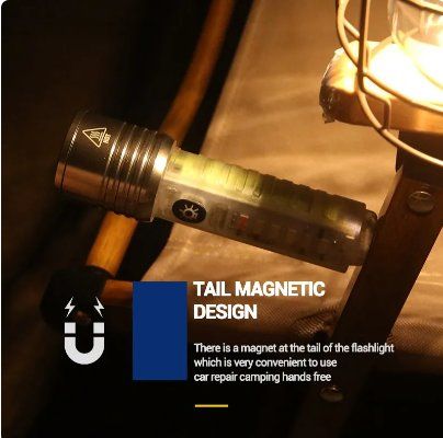 Lampade: Super helle LED-Taschenlampe starke Magnete – Nuovo e nell'imballaggio originale da Biberist venduto da ShopSoltan 2