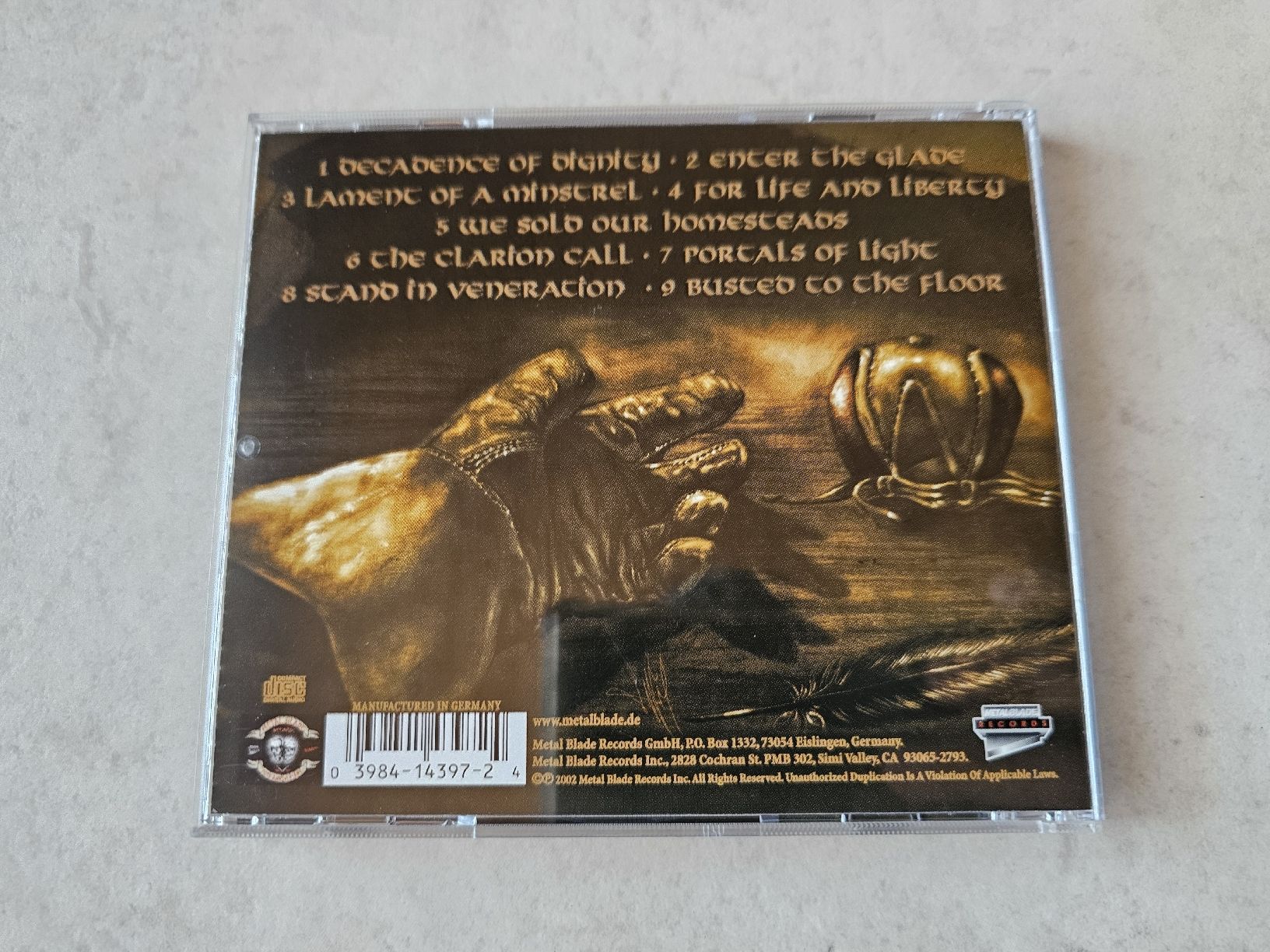 CD: Falconer  -  Chapters From A Vale Forlord – Usato da Schneisingen venduto da backstore24 1