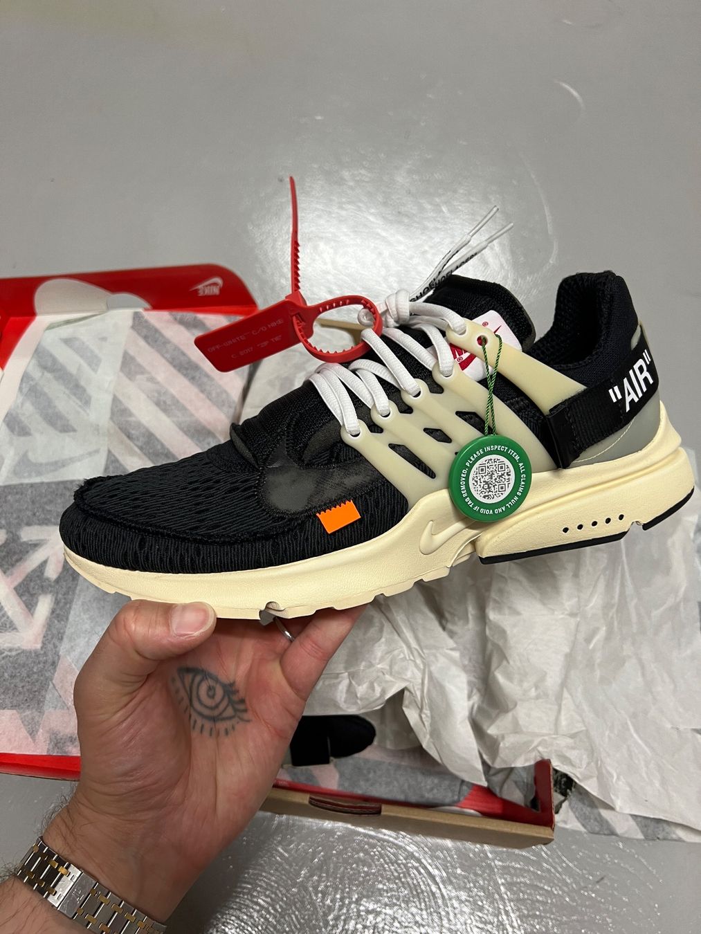 Nike Scarpe da uomo: Air Presto Off-White - EU 46 – Nuovo e nell'imballaggio originale da Bern venduto da ElevenFive