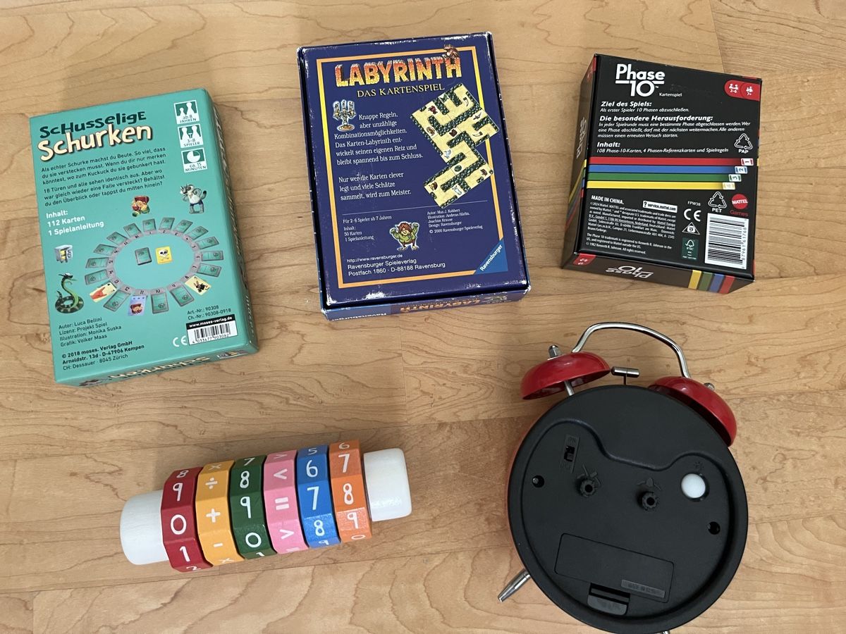 Ravensburger Giochi: 3  Spiele & Globi-Wecker – Usato da Bülach venduto da Papagei7 1
