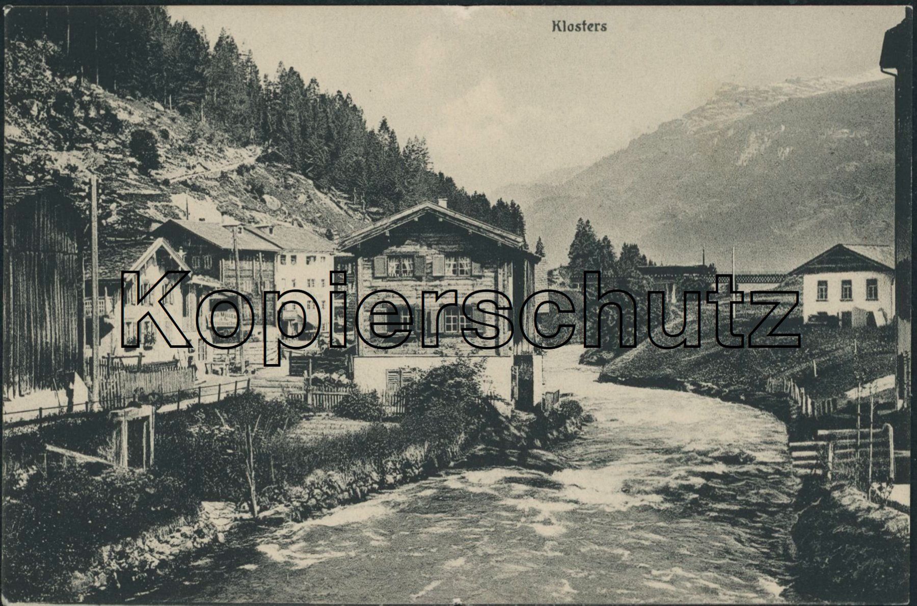 Cartoline postali: GRS Klosters – Usato da Schindellegi venduto da leecollect