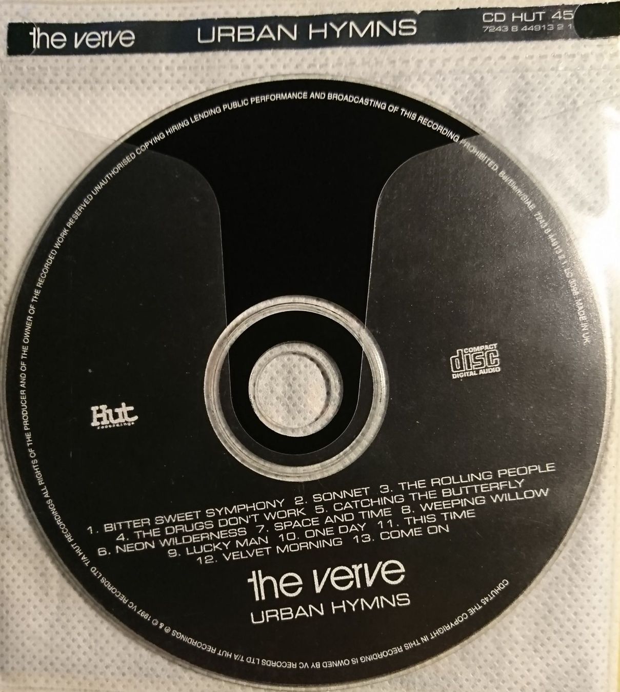CDs: THE VERVE Urban Hymns – Gebraucht aus Zürich von Raz88 1