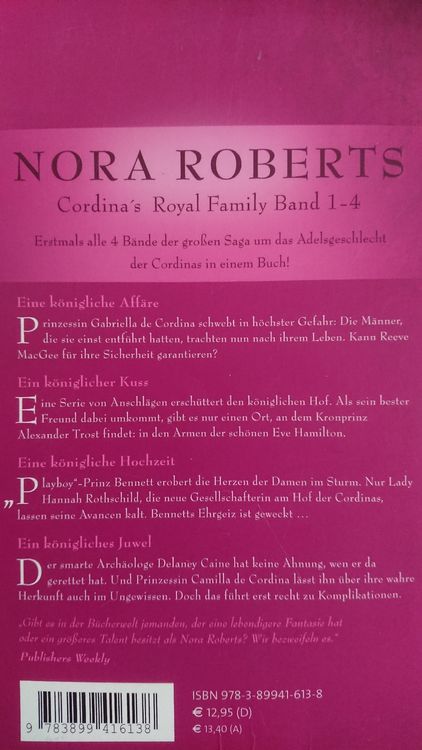 Nora Roberts: Cordina's Royal Family | Kaufen auf Ricardo