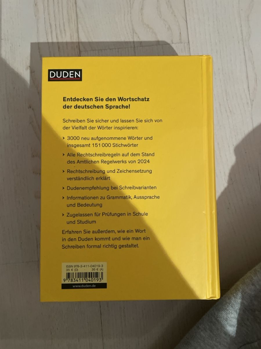 Libri: Duden - Die deutsche Rechtschreibung – Nuovo (secondo la descrizione) da Steinach venduto da ariana.xe 2