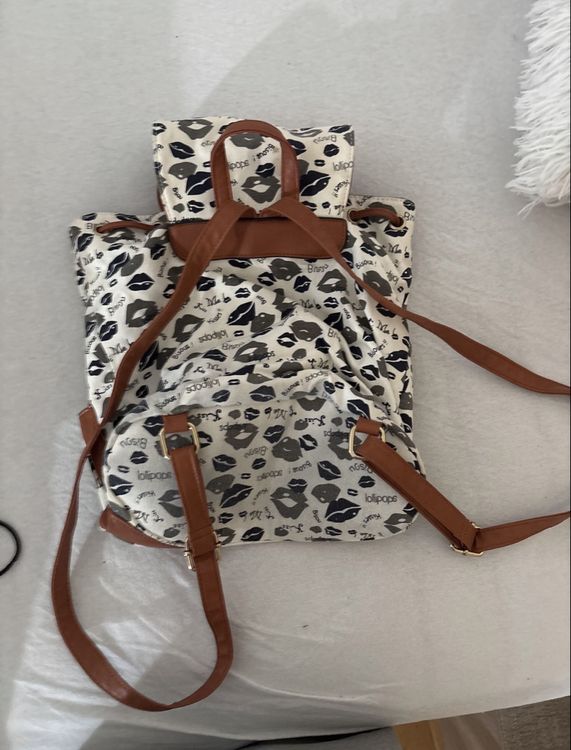 Modischer Rucksack mit Kussmuster, ideal für den Sommer (Neu (gemäss ...