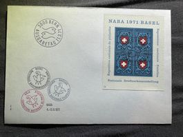 1971 NABA FDC Ersttagumschlag