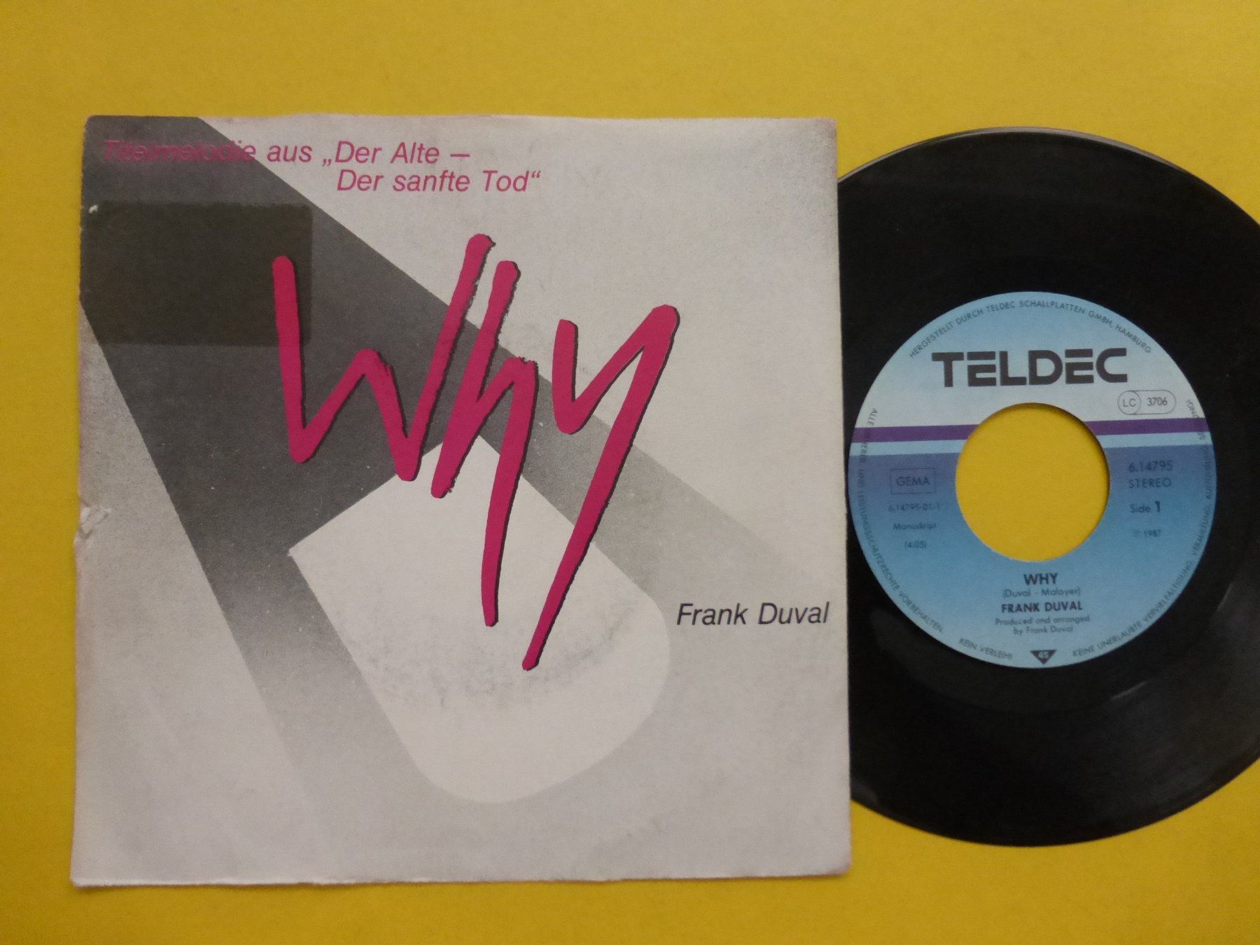 Vinyles: Frank Duval – Why – D'occasion à Zürich par Swiss57