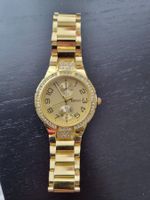 Armbanduhr von Mryes - Goldfarben mit Strasssteinen