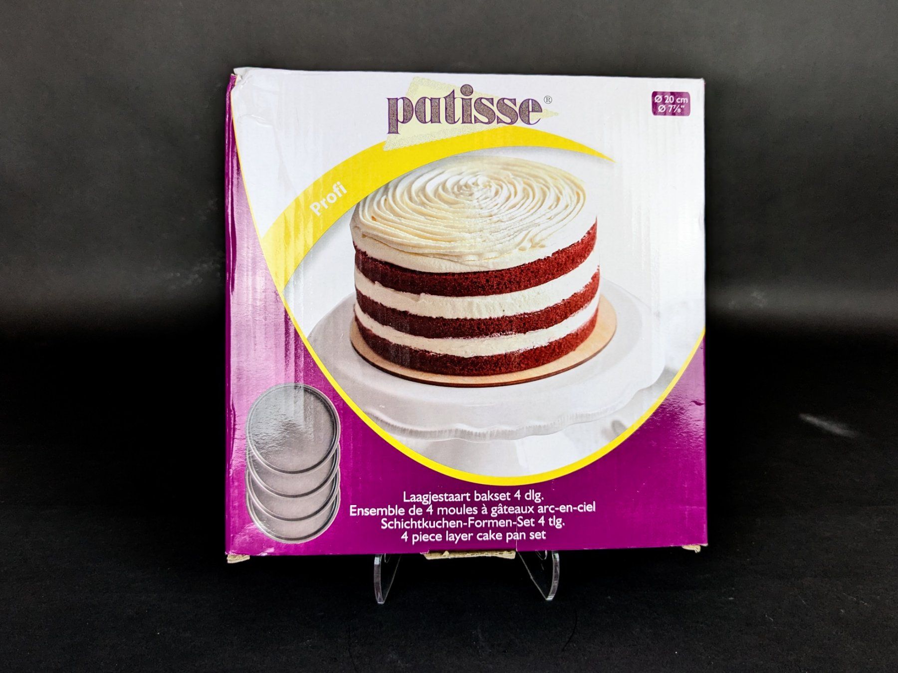 Teglie da forno: PATISSE Schichtkuchen-Formen-Set 4tlg. – Nuovo (secondo la descrizione) da Thun venduto da Restwert_Thun