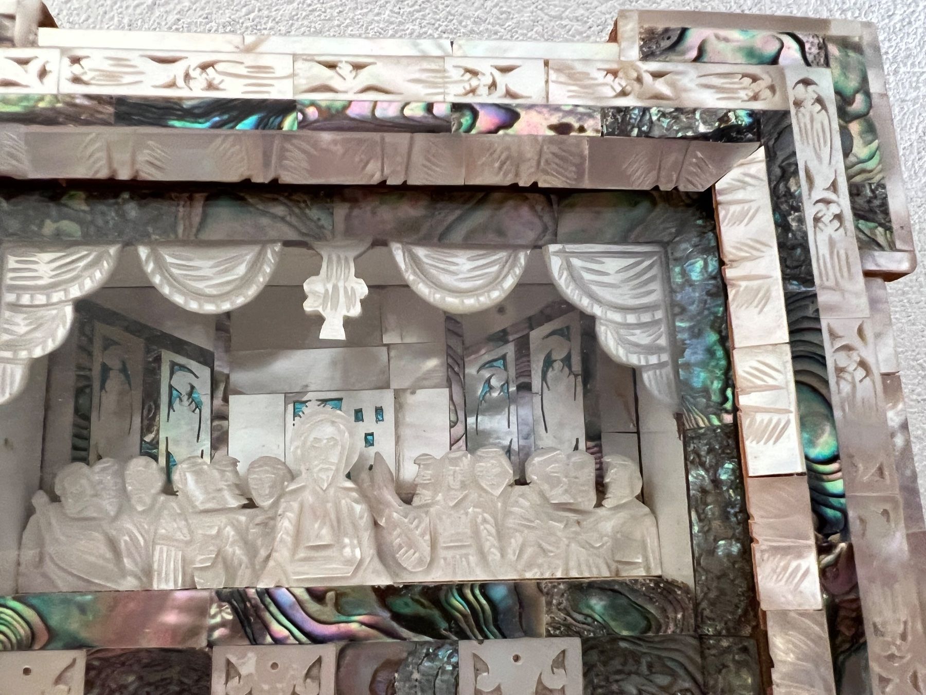 Foto & Immagini: Perlmutt Ikone das letzte Abendmahl Bild – Usato da Neuhaus SG venduto da Tanjach 3