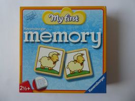 Tolles Ravensburger my first Memory Spiel, 24 dicke Karten
