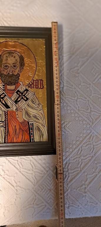 Poster & Bilder: Zwei alte Bilder mit Blattgold – Gebraucht aus Mülligen von Sidin 3