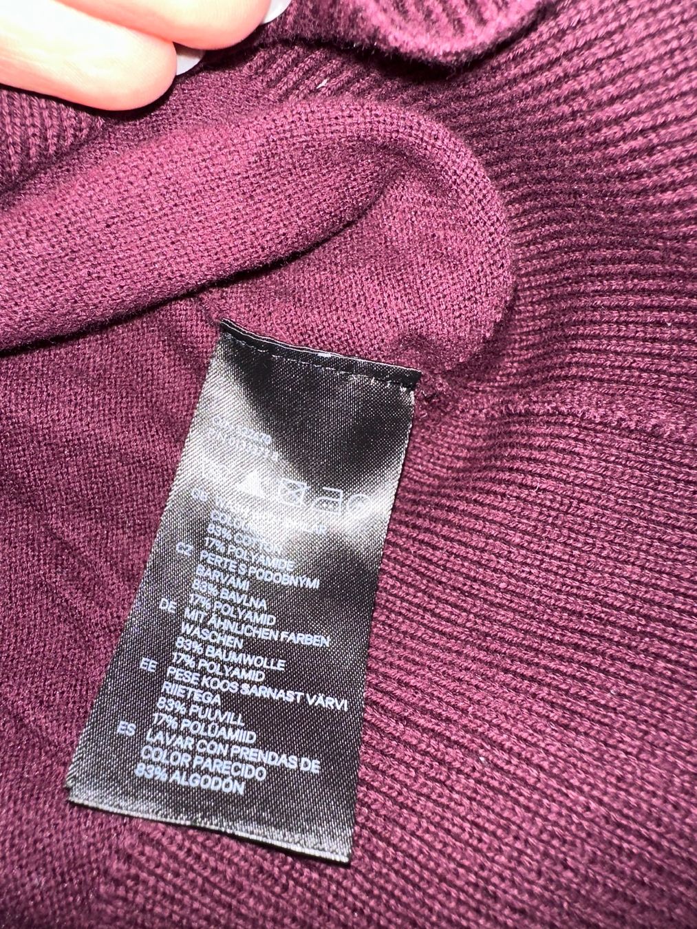 H&M Maglioni & Felpe: H&M Basic Pulli, Grösse S, Weinrot – Usato da Zürich venduto da cfh_cg22 4