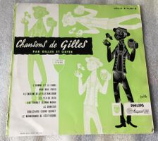 Chansons de Gilles  par  Gilles et Urfer Vinyle 10" 33 tours