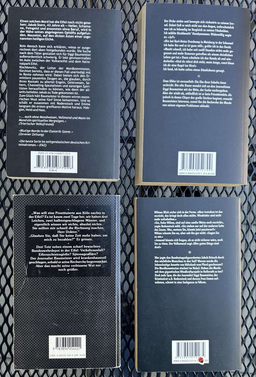 Libri: Eifel Krimi‘s J.Berndorf – Usato da Reinach BL venduto da Linda013 1