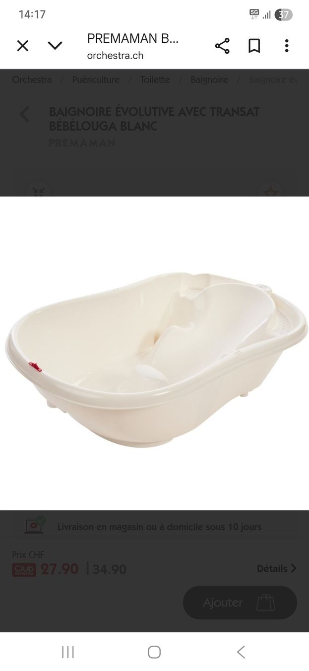 Vasche da bagno: Baignoire onda baby avec supports – Nuovo (secondo la descrizione) da Fribourg venduto da Margarida_89