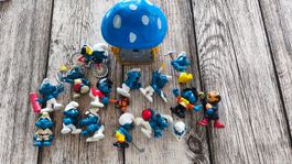 Figurines Schtroumpfs lot vintage figurines jeu jouet