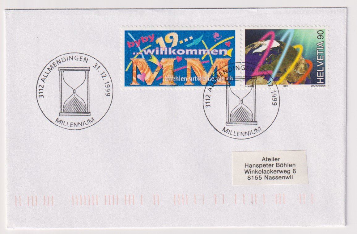 Tous les timbres: Millenium-Marke mit Bild – D'occasion à Bellach par qsearch