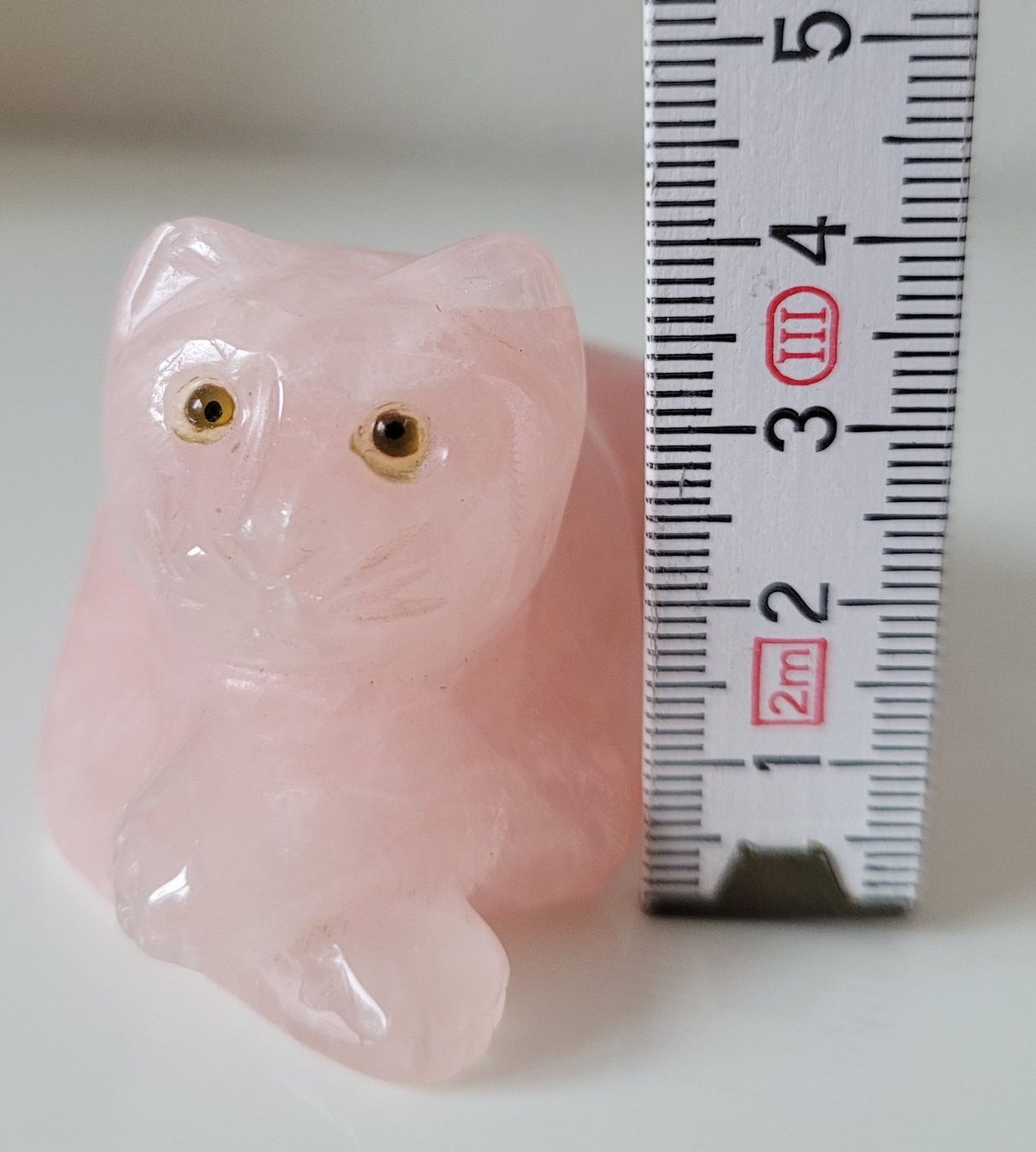 Statuette: Rosenquarz Katzenfigur Edelsteinkatze – Usato da Zürich venduto da fourpaws 8