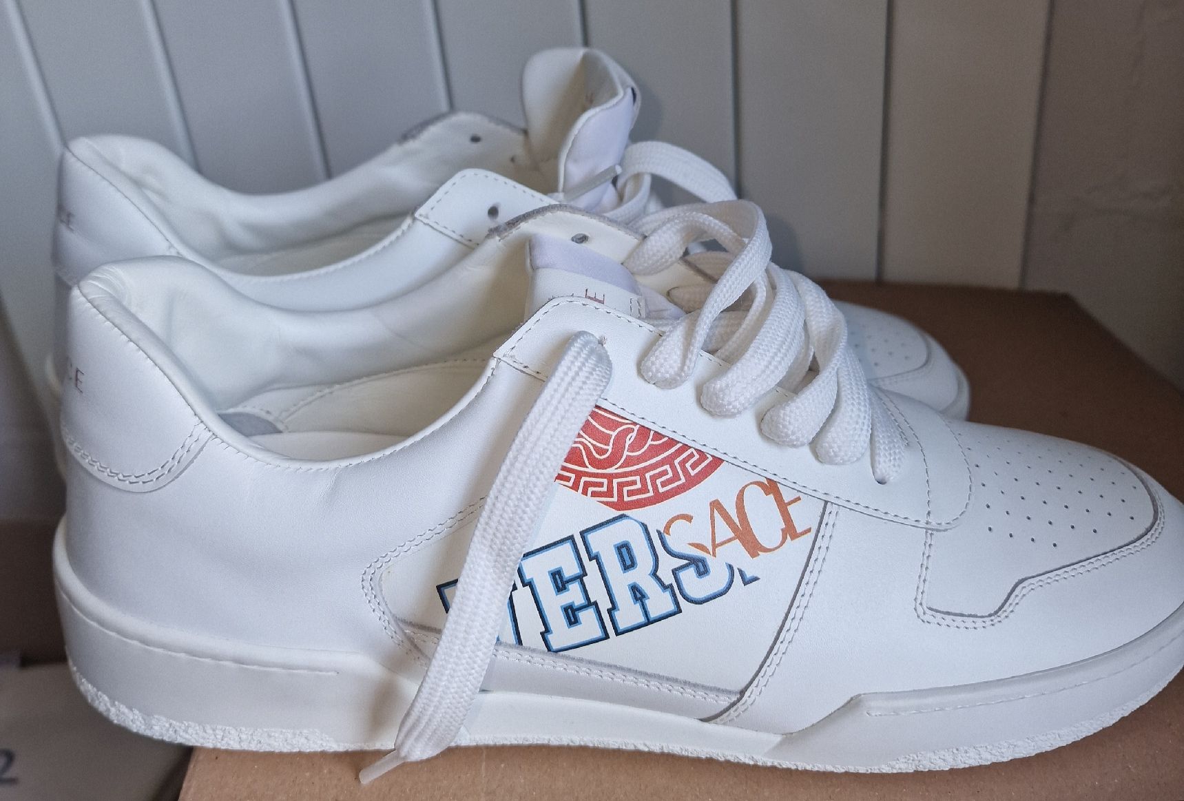 Versace Scarpe da uomo: Versace Herren Sneaker Grösse 44.5 – Nuovo (secondo la descrizione) da Scherz venduto da lacoste30