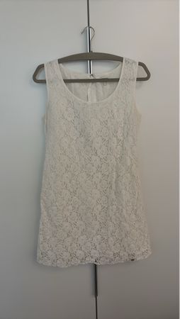 Spitzenkleid weiss Grösse S guter Zustand