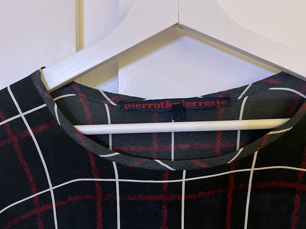 Blusen: Seidenbluse Hemd pierrot&pierrette kariert – Gebraucht aus Muri b. Bern von Merliner01