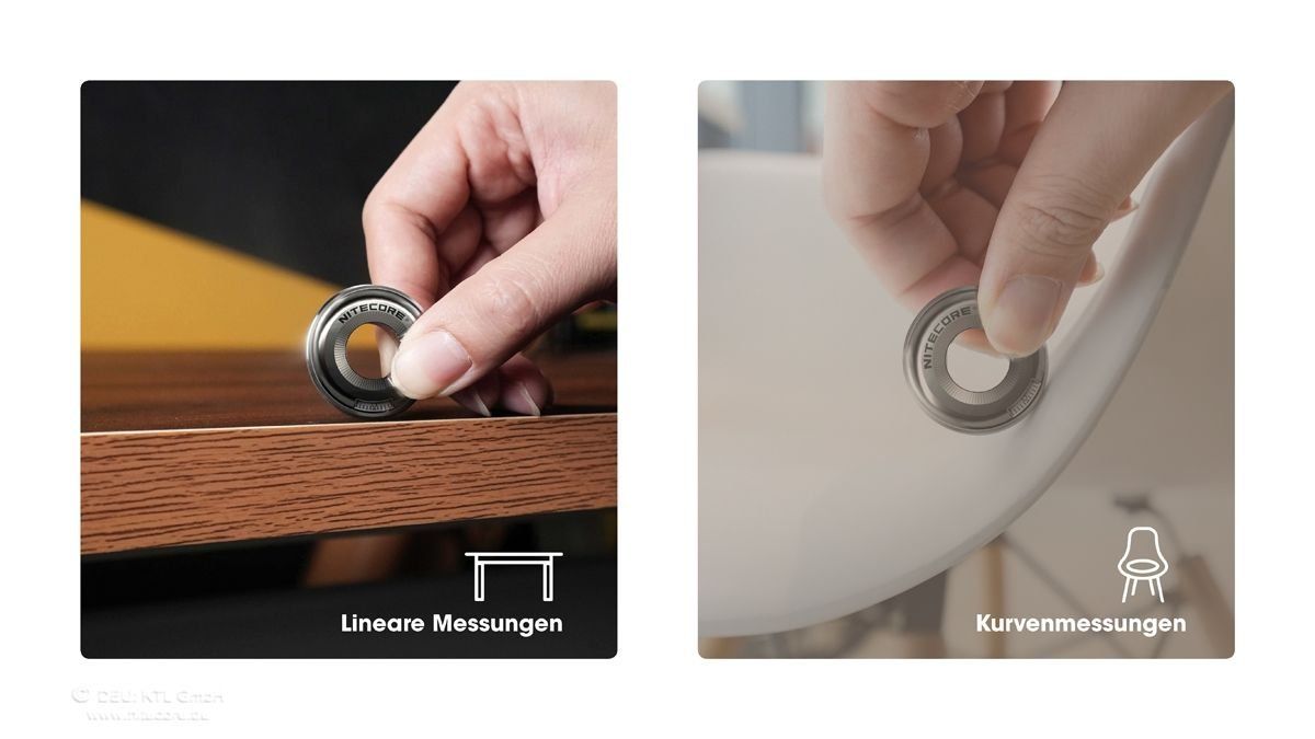 Tutti gli attrezzi: Nitecore Halo 10 - Multifunktionstool -Titan- Kurvenmessring – Nuovo e nell'imballaggio originale da Grüningen venduto da Prolumin 4