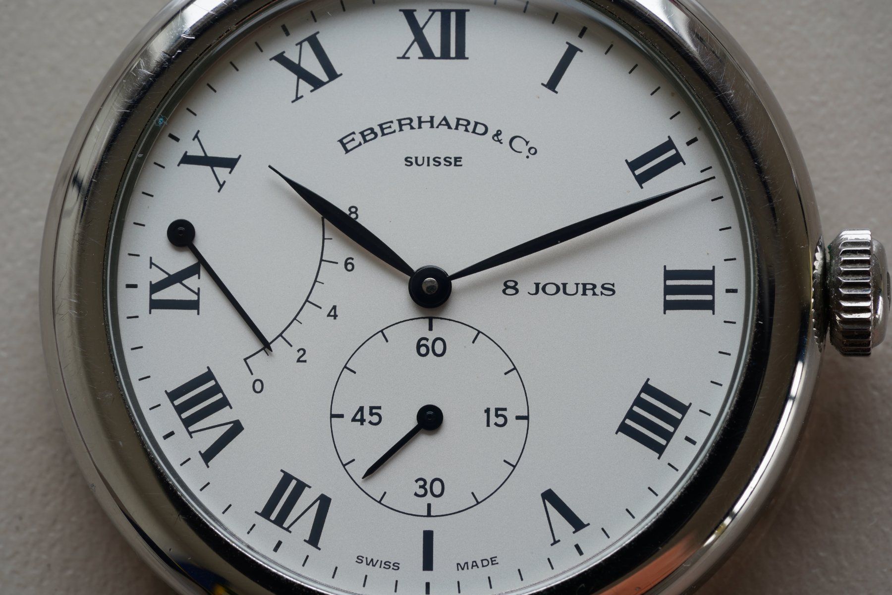 Eberhard & Co. Orologi: Eberhard & Co. 8 Jours in einen wunderbar Zustand – Usato da Biberist venduto da Volo28 1