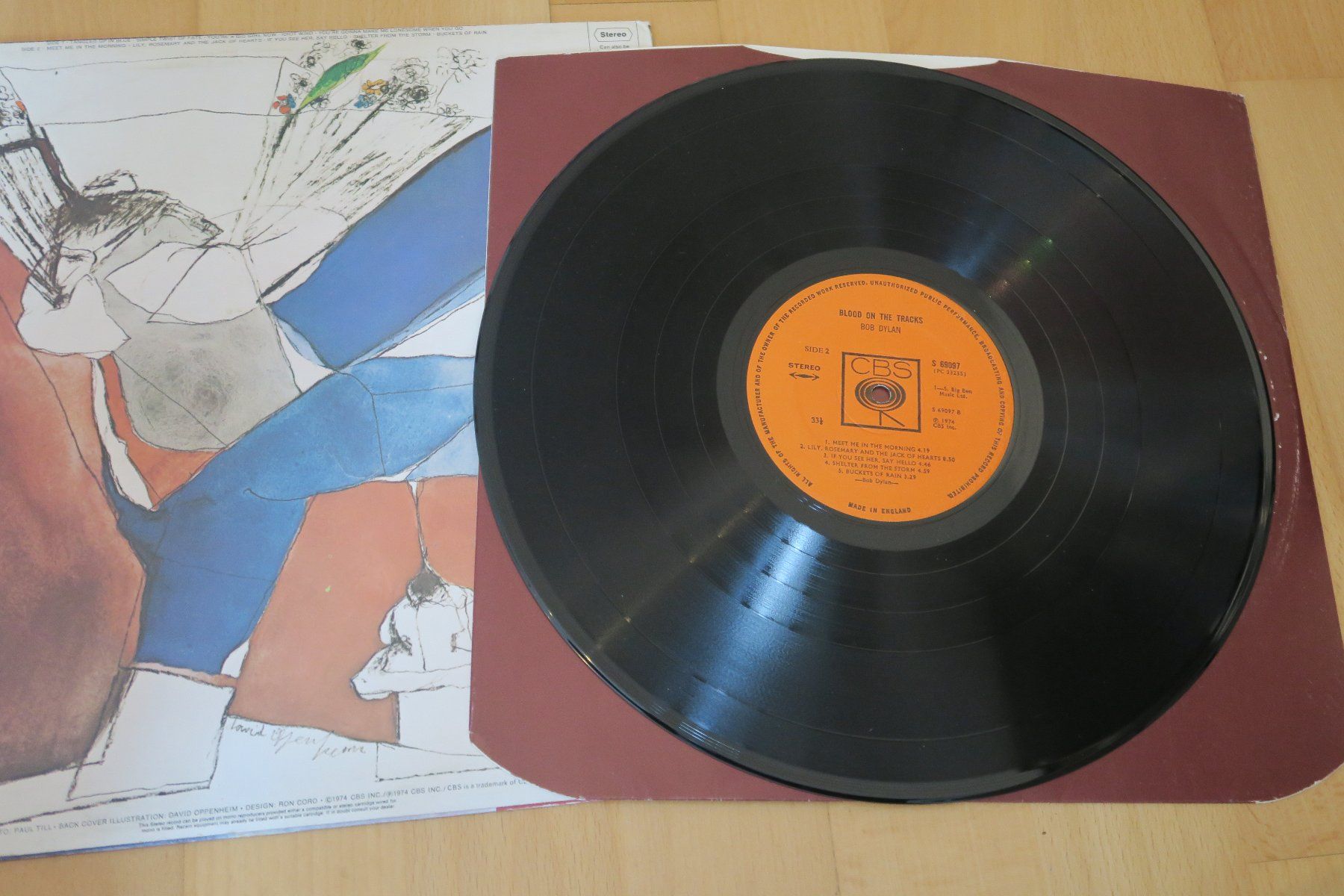 Dischi in vinile: Bob Dylan – Blood On The Tracks – Usato da Thun venduto da Karibu70 3