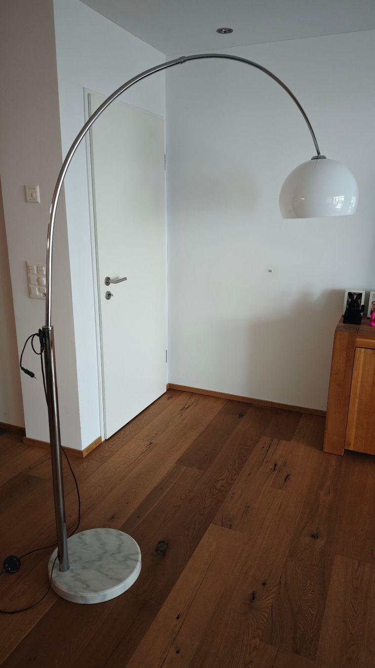 Lampen: Bogenlampe mit Marmor-Sockel – Gebraucht aus Gachnang von alohasurferboy 2