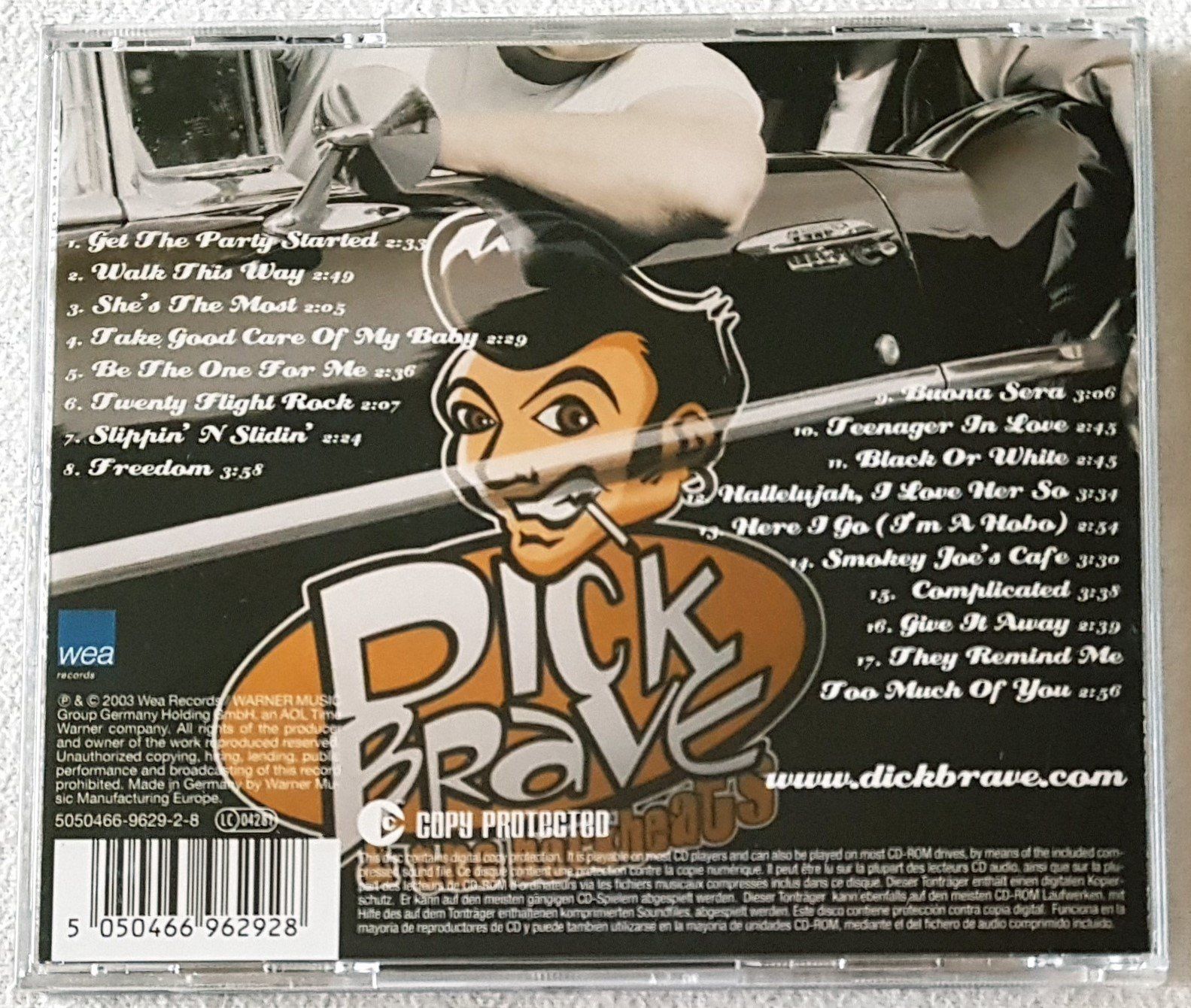 CD: Dick Brave & The Backbeats – Dick This! - CD - 2003 – Usato da Uster venduto da Zardodel 1