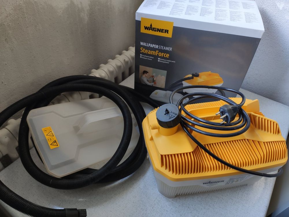 VLOXO 2300W Dampftapetenablöser - 4,5L Tank, 70 Min Laufzeit, Inklusive Spachtel