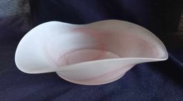 Stilvolles Gebäck-Schälchen, Milchglas
