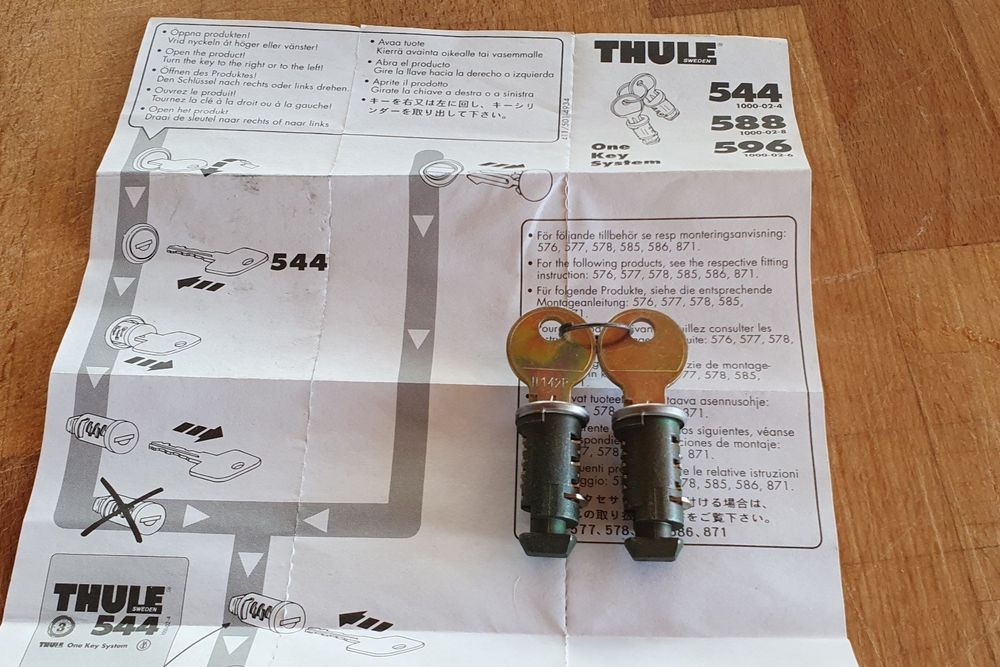 Thule Ersatzschlüssel 1500002062 - Für One Key System