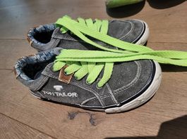 Tom tailor Stoff sneaker grösse 32 grau grün 
