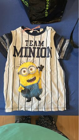 Minions T-Shirt Team Minton Grösse 110/116 