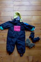 Schöner Skidress von Namuk mit Handschuhen Gr. 80 - 86