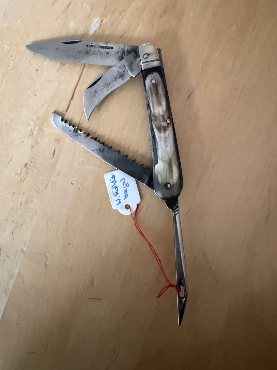 Coltelli tascabile: Taschenmesser Sackmesser Röthlisberger – Usato da Kerns venduto da durrli